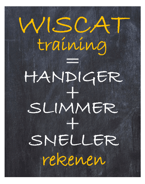 wiscat training slimmer sneller